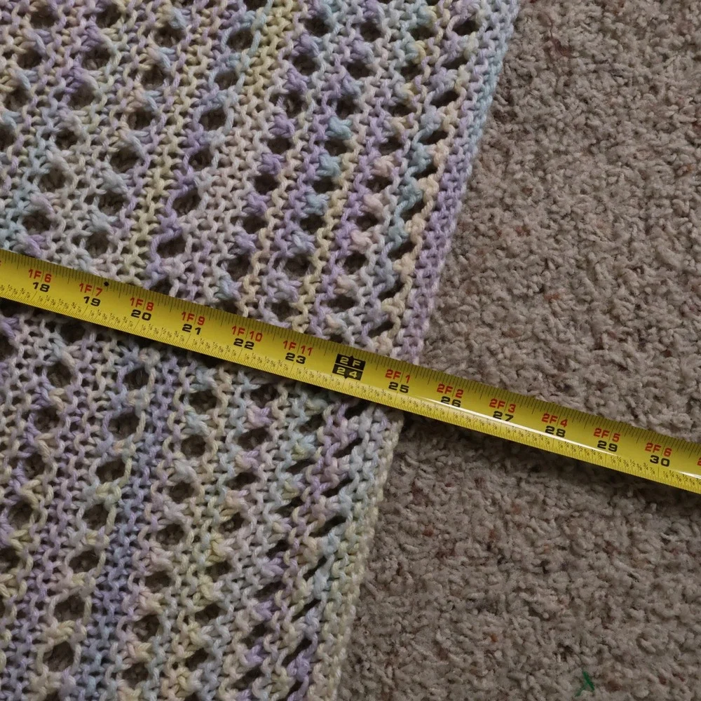 Handmade pastel rainbow